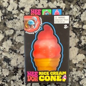 Nee Doh Nice Cream Cone Squishy Toy